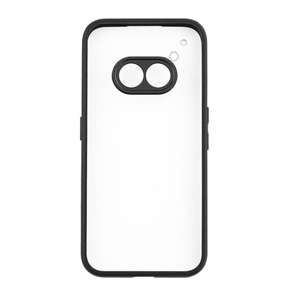 For Nothing Phone 2a Frosted TPU + Transparent PC Phone Case(Black) - More Brand by PMC Jewellery | Online Shopping South Africa | PMC Jewellery