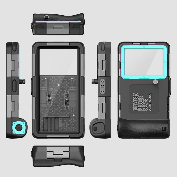 Diving Shell Gen2 Upgrade IP68 Waterproof Phone Case(Black Blue) - free shipping - PMC TechLife - Order now!