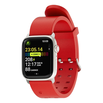 For Apple Watch SE 2023 40mm Luminous Colorful Light Silicone Watch Band(Red) - Watch Bands by PMC Jewellery | Online Shopping South Africa | PMC Jewellery