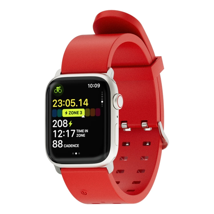 For Apple Watch Ultra 2 49mm Luminous Colorful Light Silicone Watch Band(Red) - Watch Bands by PMC Jewellery | Online Shopping South Africa | PMC Jewellery