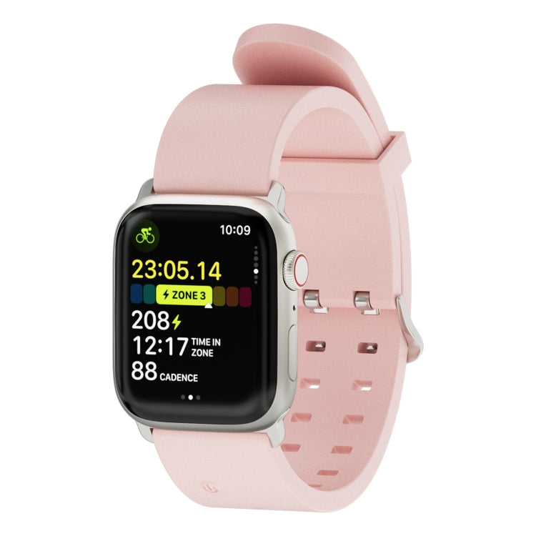 For Apple Watch Series 5 40mm Luminous Colorful Light Silicone Watch Band(Pink) - Watch Bands by PMC Jewellery | Online Shopping South Africa | PMC Jewellery