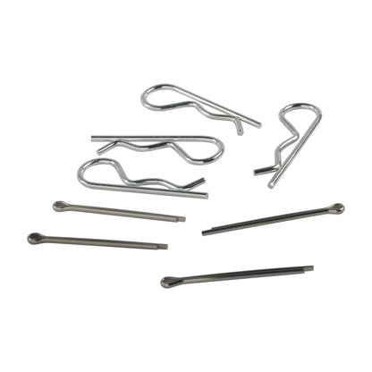 250pcs / Box Heavy Duty Zinc Plated Cotter R Tractor Clip Pin(Silver) - Booster Cable & Clip by PMC Jewellery | Online Shopping South Africa | PMC Jewellery