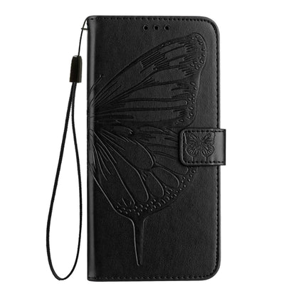 For Google Pixel 9 Pro XL Embossed Butterfly Leather Phone Case(Black) - Google Cases by PMC Jewellery | Online Shopping South Africa | PMC Jewellery | Buy Now Pay Later Mobicred