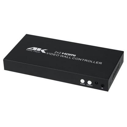 XP02 4K 2x2 HDMI Video Wall Controller Multi-screen Splicing Processor, Style:Ordinary(EU Plug) - Splitter by PMC Jewellery | Online Shopping South Africa | PMC Jewellery | Buy Now Pay Later Mobicred