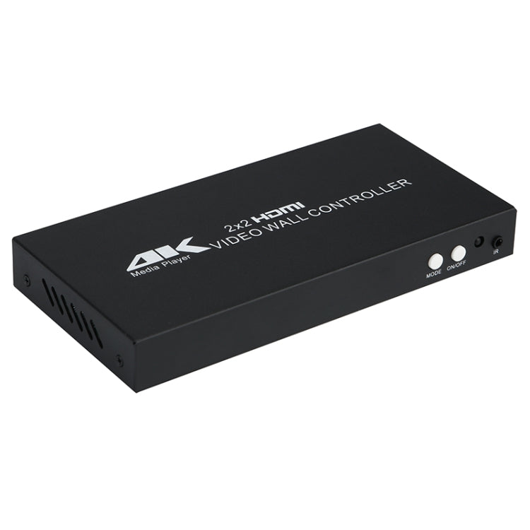 XP02 4K 2x2 HDMI Video Wall Controller Multi-screen Splicing Processor, Style:Ordinary(US Plug) - Splitter by PMC Jewellery | Online Shopping South Africa | PMC Jewellery | Buy Now Pay Later Mobicred