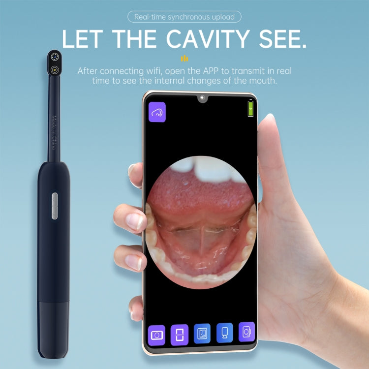 Z70 7 LEDs 5.0MP Wifi Visible Oral Endoscope(Dark Blue) -  by PMC TechLife | Online Shopping South Africa | PMC TechLife | Buy Now Pay Later Mobicred