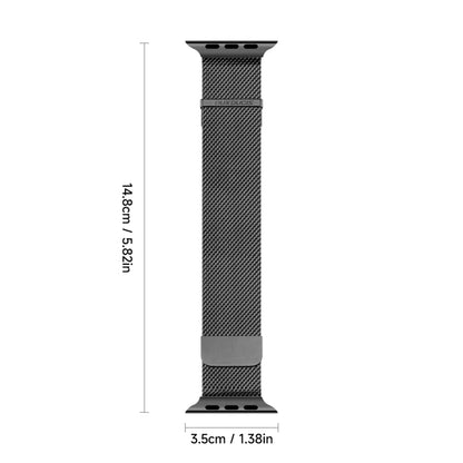 For Apple Watch SE 2023 40mm DUX DUCIS Milanese Pro Series Stainless Steel Watch Band(Black) - Watch Bands by DUX DUCIS | Online Shopping South Africa | PMC Jewellery