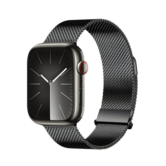 For Apple Watch Ultra 49mm DUX DUCIS Milanese Pro Series Stainless Steel Watch Band(Black) - Watch Bands by DUX DUCIS | Online Shopping South Africa | PMC Jewellery