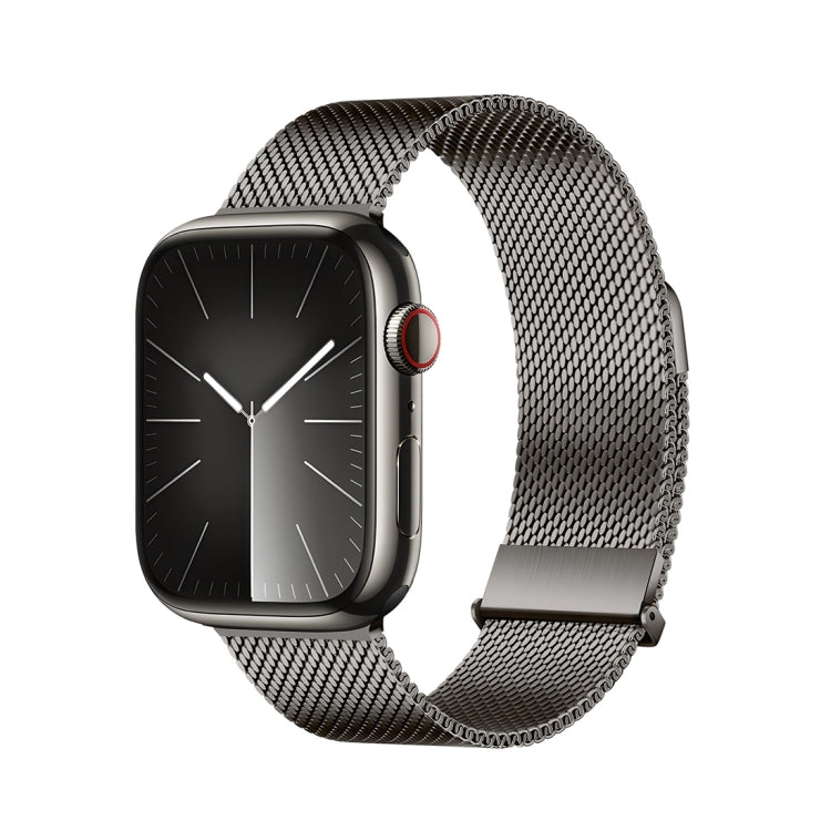 For Apple Watch SE 2022 44mm DUX DUCIS Milanese Pro Series Stainless Steel Watch Band(Graphite) - Watch Bands by DUX DUCIS | Online Shopping South Africa | PMC Jewellery