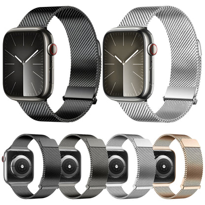 For Apple Watch Series 9 41mm DUX DUCIS Milanese Pro Series Stainless Steel Watch Band(Graphite) - Watch Bands by DUX DUCIS | Online Shopping South Africa | PMC Jewellery