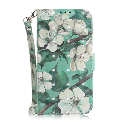 For Google Pixel 9 Pro 3D Colored Horizontal Flip Leather Phone Case(Watercolor Flower) - Google Cases by PMC Jewellery | Online Shopping South Africa | PMC Jewellery | Buy Now Pay Later Mobicred