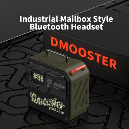 D MOOSTER D37 TWS Oil Barrel Bluetooth Earphone(Black Green) - TWS Earphone by D MOOSTER | Online Shopping South Africa | PMC Jewellery | Buy Now Pay Later Mobicred