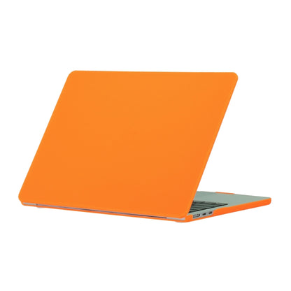 For MacBook Air 15.3 2024 A2941 (M2)/A3114 (M3) Laptop Matte Style Protective Case(Orange) - MacBook Air Cases by PMC Jewellery | Online Shopping South Africa | PMC Jewellery | Buy Now Pay Later Mobicred