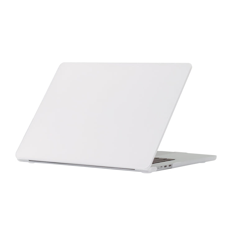 For MacBook Air 15.3 2024 A2941 (M2)/A3114 (M3) Laptop Matte Style Protective Case(White) - MacBook Air Cases by PMC Jewellery | Online Shopping South Africa | PMC Jewellery | Buy Now Pay Later Mobicred