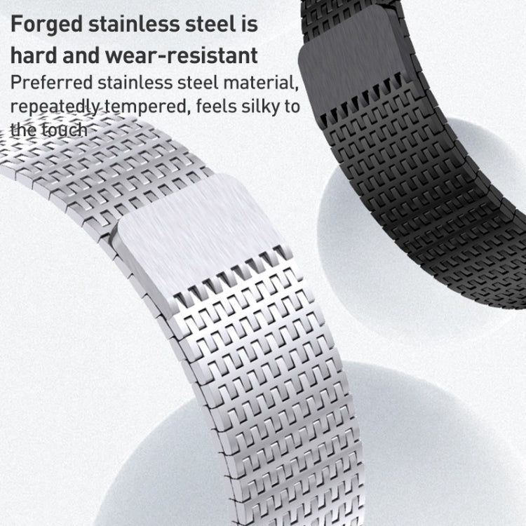 For Apple Watch Series 4 40mm Milanese Loop Magnetic Clasp Stainless Steel Watch Band(Silver) - Watch Bands by PMC Jewellery | Online Shopping South Africa | PMC Jewellery