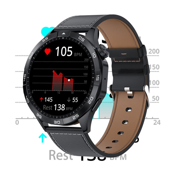 LEMFO HK4 1.43 inch AMOLED Round Screen Smart Watch Supports Bluetooth Calls(Green) - Smart Watches by LEMFO | Online Shopping South Africa | PMC TechLife | Buy Now Pay Later Mobicred