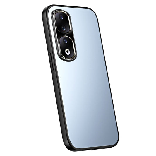 For Honor 90 Pro R-JUST RJ-61 Electroplating Frosted TPU + PC Phone Case(Blue) - Honor Cases by R-JUST | Online Shopping South Africa | PMC Jewellery