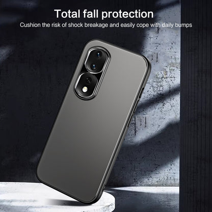 For Honor 80 Pro R-JUST RJ-61 Electroplating Frosted TPU + PC Phone Case(Grey) - Honor Cases by R-JUST | Online Shopping South Africa | PMC Jewellery