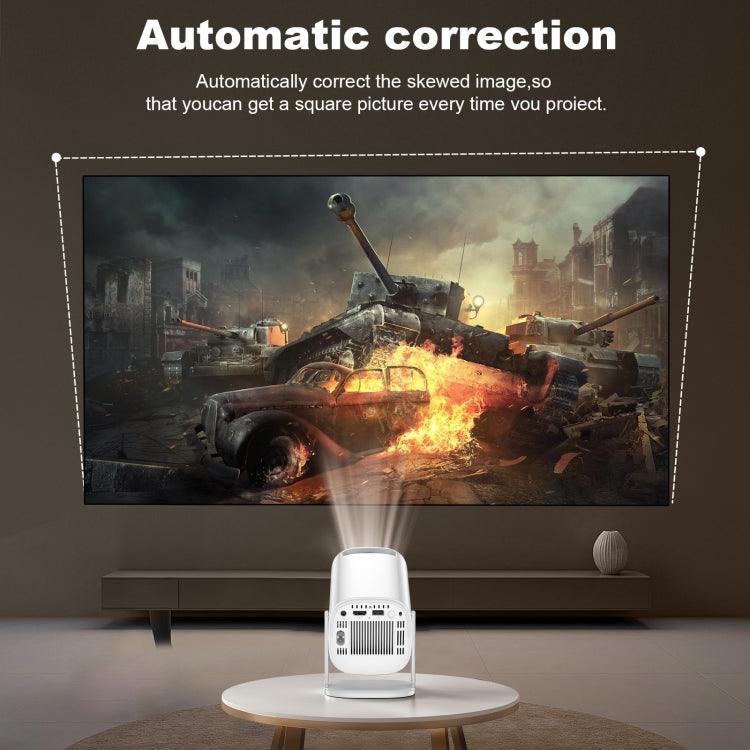 GXMO P30 Android 11 OS HD Portable WiFi Projector, Plug Type:UK Plug(White) - Mini Projector by GXMO | Online Shopping South Africa | PMC Jewellery | Buy Now Pay Later Mobicred