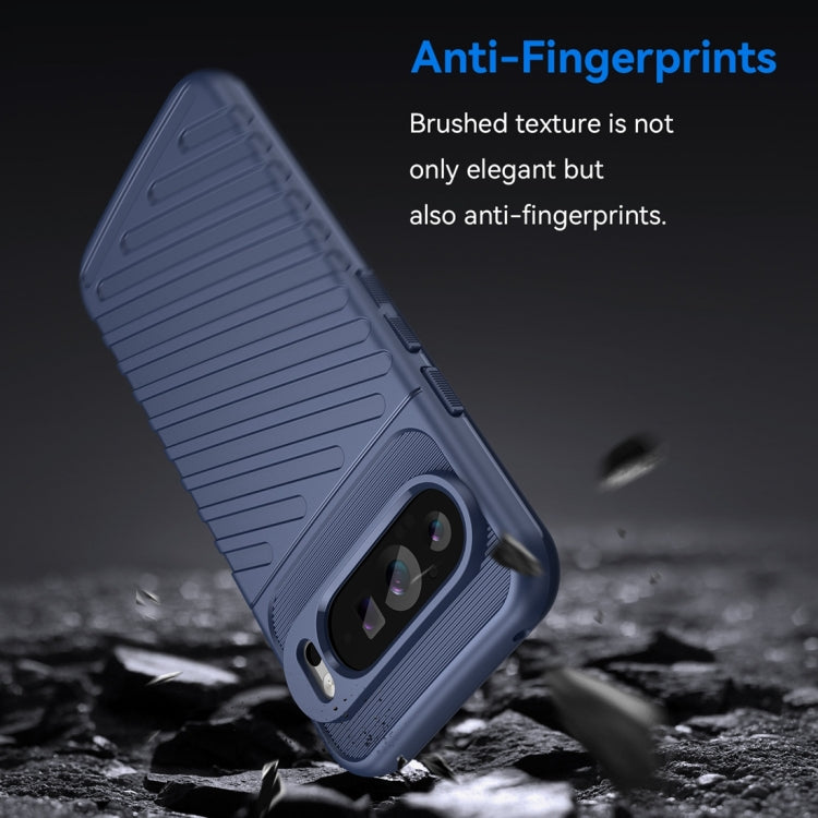 For Google Pixel 9 Pro 5G Thunderbolt Shockproof TPU Phone Case(Blue) - Google Cases by PMC Jewellery | Online Shopping South Africa | PMC Jewellery | Buy Now Pay Later Mobicred