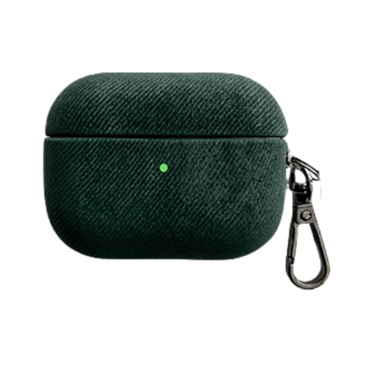 For AirPods Pro 2 Suede Earphone Protective Case(Green) - For AirPods Pro 2 by PMC Jewellery | Online Shopping South Africa | PMC Jewellery | Buy Now Pay Later Mobicred