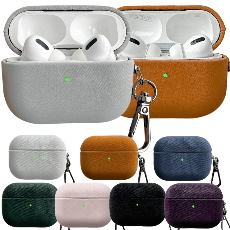 For AirPods Pro Suede Earphone Protective Case(Purple) - For AirPods Pro by PMC Jewellery | Online Shopping South Africa | PMC Jewellery | Buy Now Pay Later Mobicred