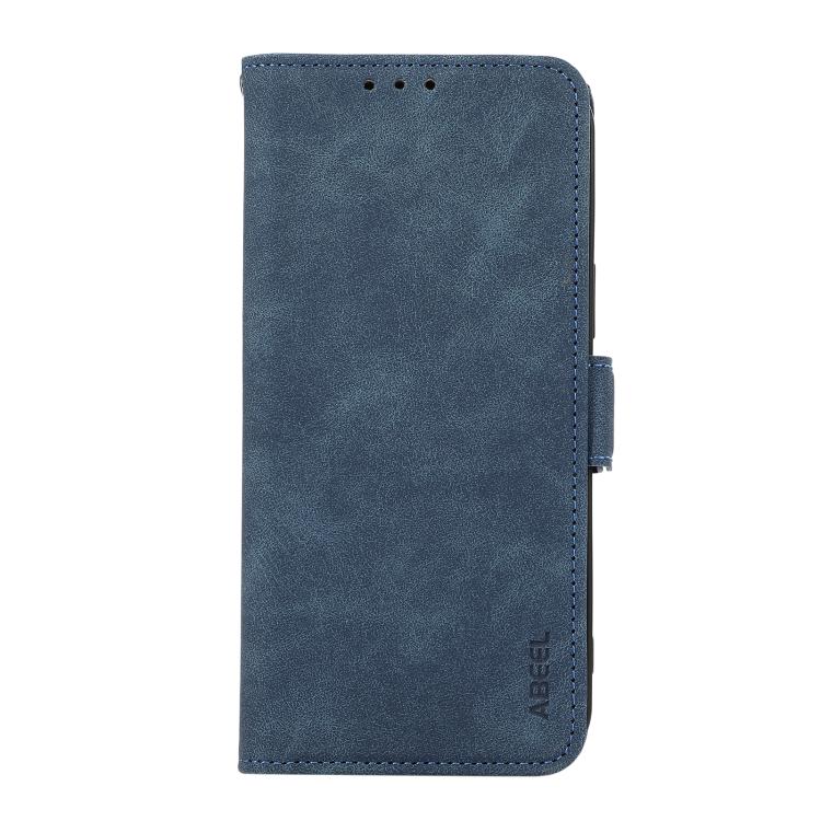 For iPhone 17 Pro ABEEL Frosted Magnetic RFID Leather Phone Case(Blue) - free shipping - PMc TechLife - Order now!