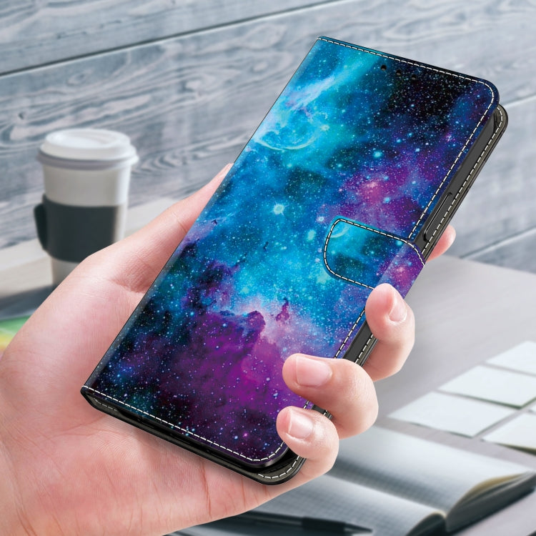 For Google Pixel 9 Pro Crystal Painted Leather Phone case(Starry Sky) - Google Cases by PMC Jewellery | Online Shopping South Africa | PMC Jewellery | Buy Now Pay Later Mobicred