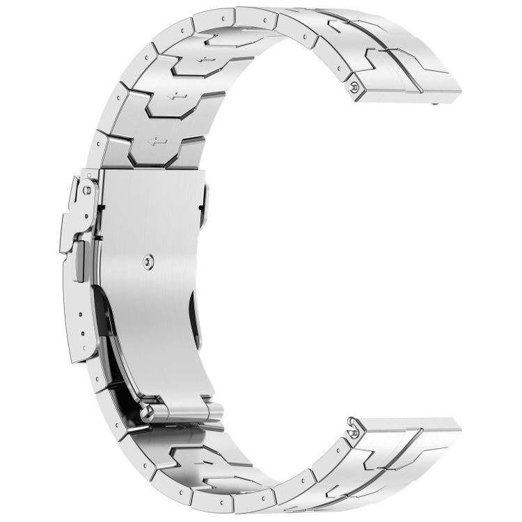 22mm Titanium Metal Watch Band(Silver) - 22mm Bands by PMC TechLife | Online Shopping South Africa | PMC TechLife