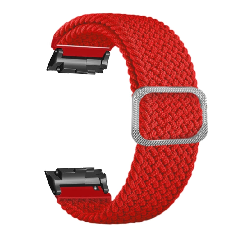 For Huawei Watch D Adjustable Woven Nylon Watch Band(Red) - Watch Bands by PMC Jewellery | Online Shopping South Africa | PMC Jewellery