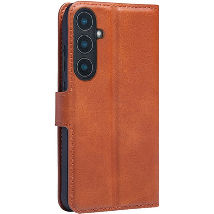 For Samsung Galaxy S24 5G IMAK Count Series Flip Leather Phone Case(Brown) - Galaxy S24 5G Cases by imak | Online Shopping South Africa | PMC Jewellery | Buy Now Pay Later Mobicred