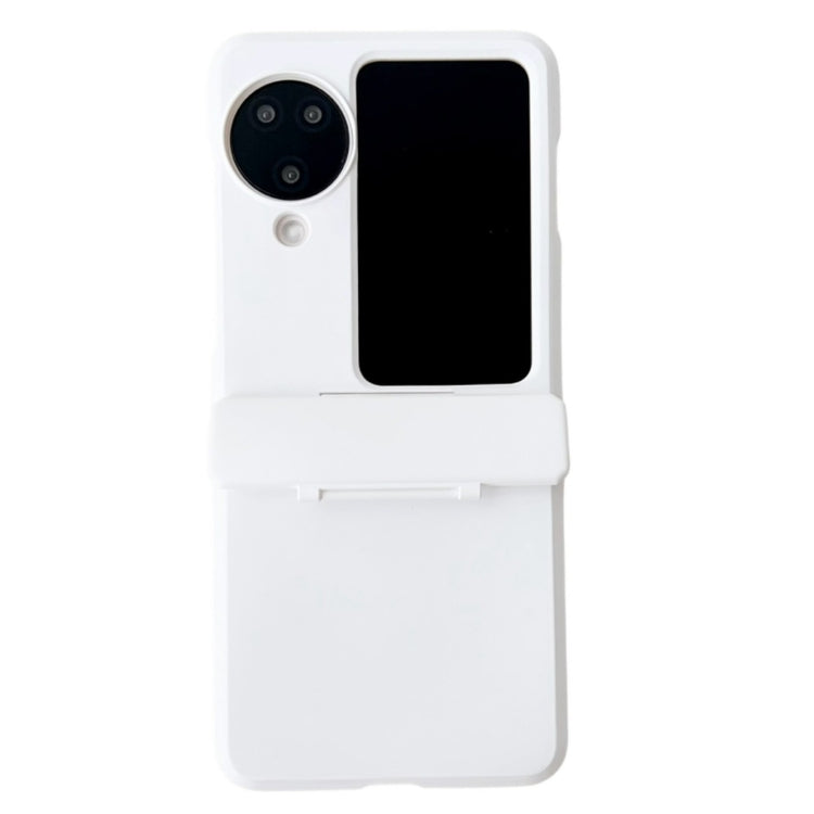 For OPPO Find N3 Flip Skin Feel PC Full Coverage Shockproof Phone Case(White) - Find N3 Flip Cases by PMC Jewellery | Online Shopping South Africa | PMC Jewellery