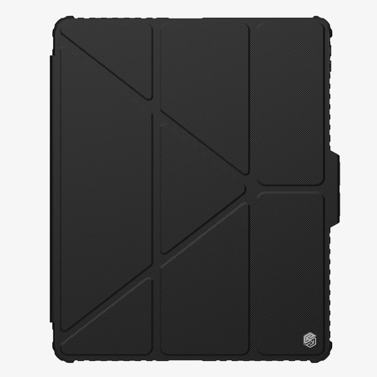 For iPad Pro 13 2024 NILLKIN Bumper Pro Multi-angle Folding Style Tablet Leather Case(Black) - iPad Pro 13 2024 Cases by NILLKIN | Online Shopping South Africa | PMC Jewellery | Buy Now Pay Later Mobicred