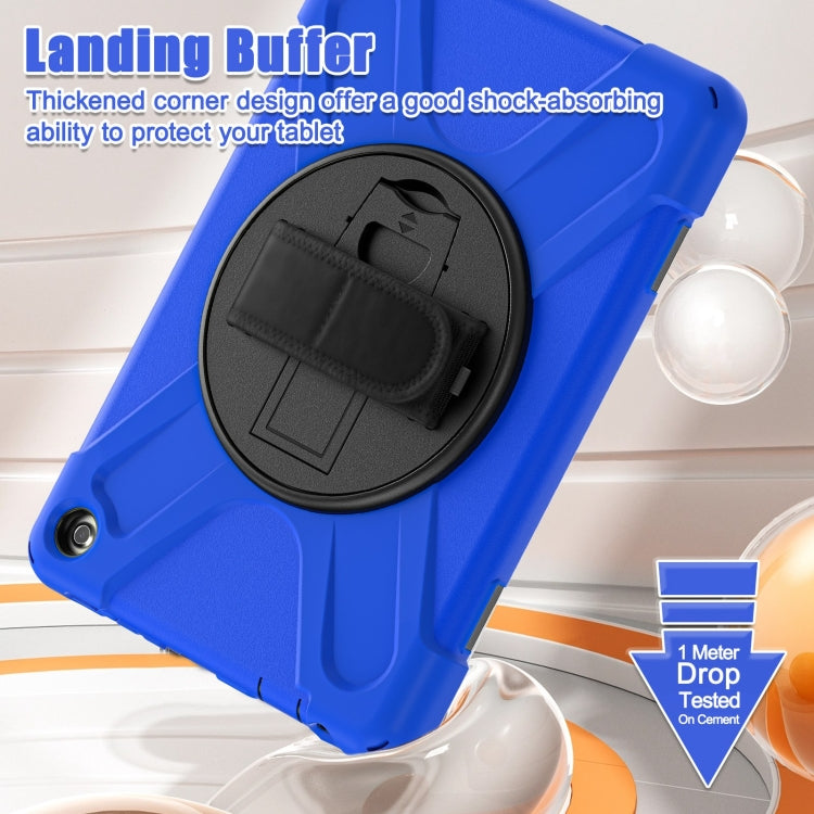 For Amazon Kindle Fire HD10 2023 Silicone Hybrid PC Full Body Tablet Case(Blue) - Amazon by PMC TechLife | Online Shopping South Africa | PMC TechLife | Buy Now Pay Later Mobicred