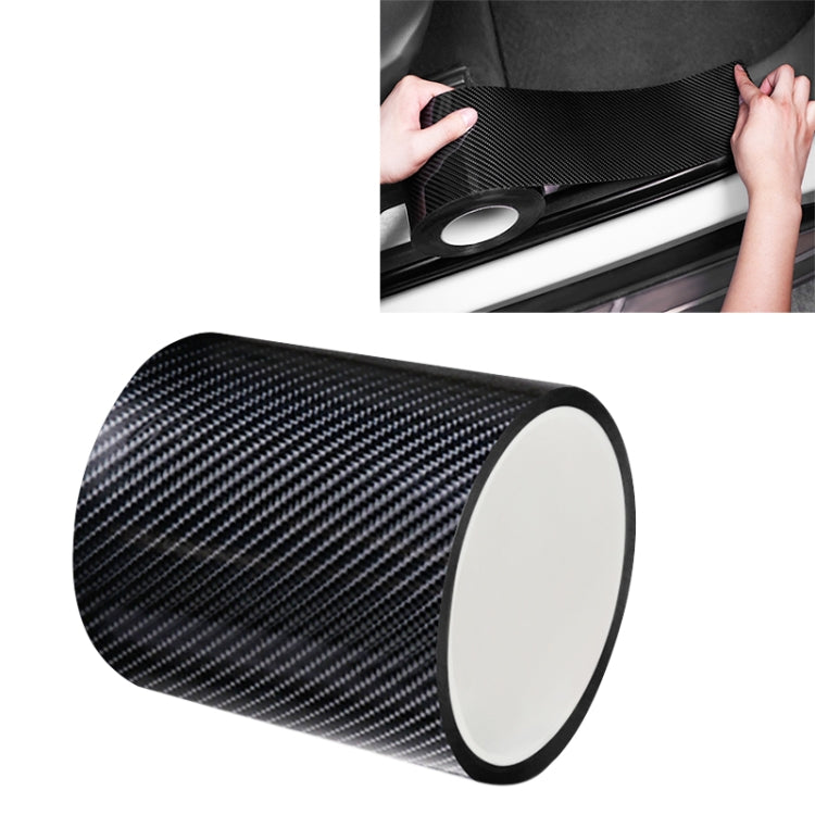 Universal Car Carbon Fiber Door Anti-collision Strip Protection Guards Trims Stickers Tape, Size:10cm x 10m - Anti Collision Sticker by PMC Jewellery | Online Shopping South Africa | PMC Jewellery | Buy Now Pay Later Mobicred