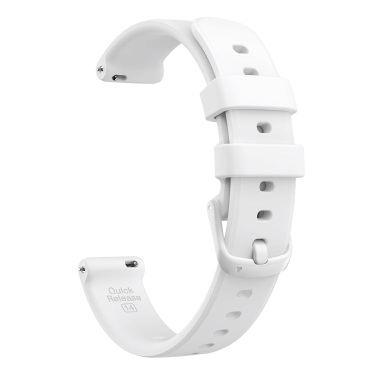 For Garmin Lily 2 Silicone Watch Band Wristband(White) - Watch Bands by PMC Jewellery | Online Shopping South Africa | PMC Jewellery