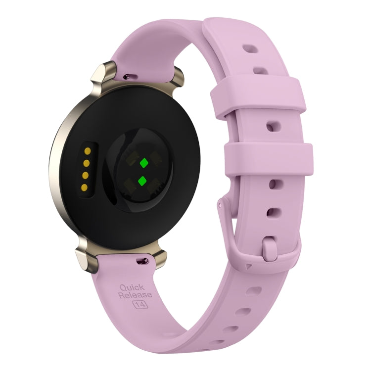 For Garmin Lily 2 Silicone Watch Band Wristband(Purple) - Watch Bands by PMC TechLife | Online Shopping South Africa | PMC TechLife