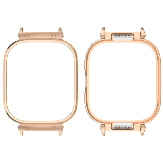 For CMF Watch Pro D395 20mm Metal Frame Watch Protective Case(Rose Gold) - Watch Case by PMC Jewellery | Online Shopping South Africa | PMC Jewellery