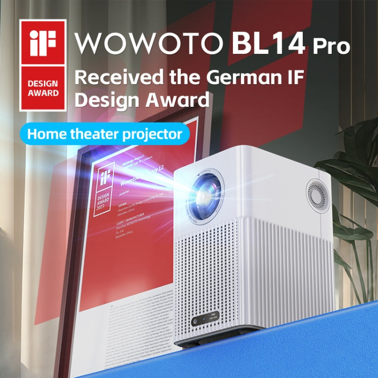 WOWOTO BL14Pro 4.41 inch LCD Display 1080P HD Smart Projector(US Plug) - LED Projector by WOWOTO | Online Shopping South Africa | PMC Jewellery | Buy Now Pay Later Mobicred