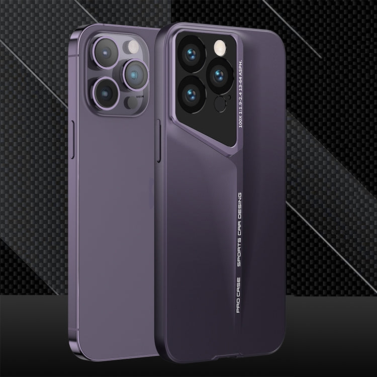 For iPhone 15 Pro Max GKK Blade Ultra-thin Full Coverage Phone Case(Purple) - iPhone 15 Pro Max Cases by GKK | Online Shopping South Africa | PMC Jewellery | Buy Now Pay Later Mobicred