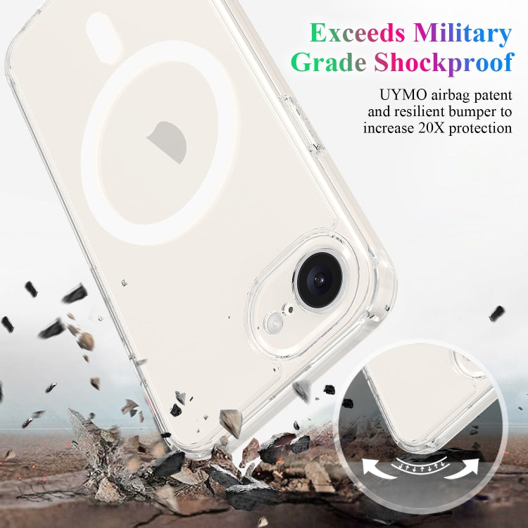 For iPhone SE 2024 Magsafe Scratchproof Acrylic TPU Phone Case(Transparent) - More iPhone Cases by PMC Jewellery | Online Shopping South Africa | PMC Jewellery | Buy Now Pay Later Mobicred