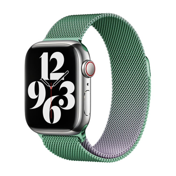 For Apple Watch SE 40mm Milan Gradient Loop Magnetic Buckle Watch Band(Light Violet) - free shipping - PMC TechLife - Order now!