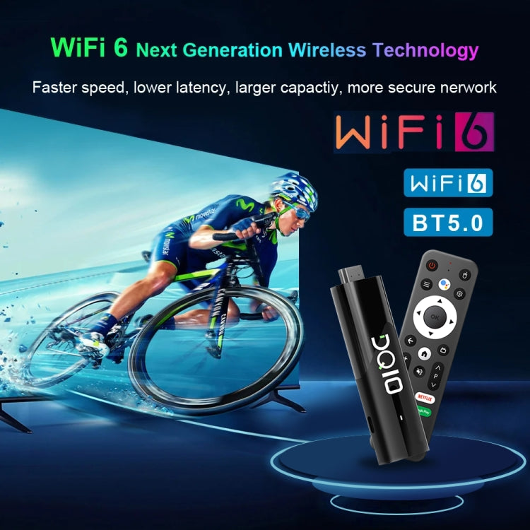 LEMFO DQ10 Allwinner H618 Quad Core ARM Cortex A53 8K HD Android TV Stick, RAM:2GB+16GB(AU Plug) - Android TV Sticks by LEMFO | Online Shopping South Africa | PMC Jewellery | Buy Now Pay Later Mobicred