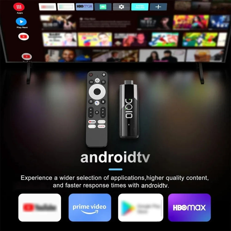 LEMFO DQ10 Allwinner H618 Quad Core ARM Cortex A53 8K HD Android TV Stick, RAM:4GB+32GB(EU Plug) - Android TV Sticks by LEMFO | Online Shopping South Africa | PMC Jewellery | Buy Now Pay Later Mobicred