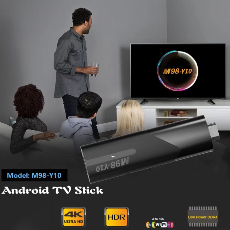 M98-Y10 Allwinner H618 Quad-Core ARM Cortex A53 6K HD Android TV Stick, RAM:2GB+16GB(EU Plug) - Android TV Sticks by PMC Jewellery | Online Shopping South Africa | PMC Jewellery | Buy Now Pay Later Mobicred