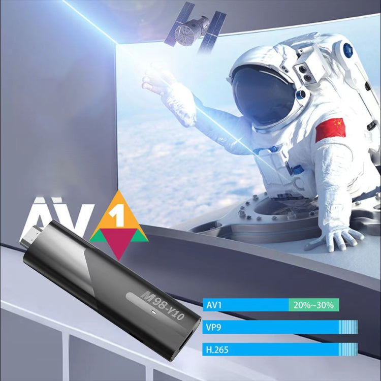 M98-Y10 Allwinner H618 Quad-Core ARM Cortex A53 6K HD Android TV Stick, RAM:2GB+16GB(UK Plug) - Android TV Sticks by PMC Jewellery | Online Shopping South Africa | PMC Jewellery | Buy Now Pay Later Mobicred