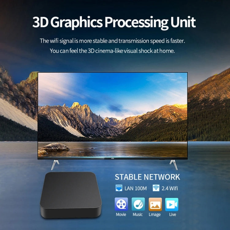 MXQ Pro RK3228A Quad-Core CPU 4K HD Network Set-Top Box, RAM:2GB+16GB(US Plug) - RK3228A by PMC TechLife | Online Shopping South Africa | PMC TechLife | Buy Now Pay Later Mobicred