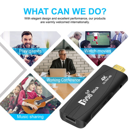 TV98 Rockchip 3228A Quad Core 4K HD Bluetooth Android TV Stick, RAM:2GB+16GB(UK Plug) - Android TV Sticks by PMC Jewellery | Online Shopping South Africa | PMC Jewellery | Buy Now Pay Later Mobicred