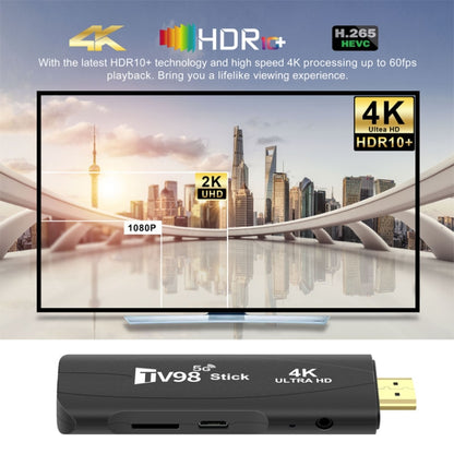 TV98 Rockchip 3228A Quad Core 4K HD Bluetooth Android TV Stick, RAM:4GB+32GB(AU Plug) - Android TV Sticks by PMC Jewellery | Online Shopping South Africa | PMC Jewellery | Buy Now Pay Later Mobicred