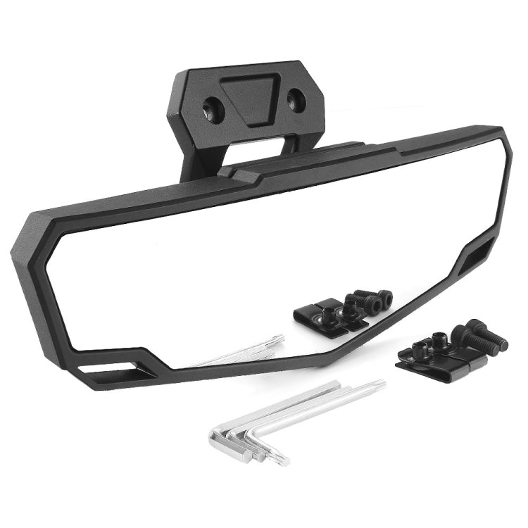 For Polaris RZR Pro XP / XP 4 2020-2023 2883763 UTV Convex Center Rear View Mirror(Black) - Side Mirrors by PMC Jewellery | Online Shopping South Africa | PMC Jewellery | Buy Now Pay Later Mobicred